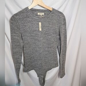 Madewell grey bodysuit